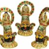 Brass Khatu Shyam Ji Idol Decorative Showpiece - 16 cm, Pack of 1