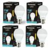 9 Watt LED Bulb, B22 Base 9W Bulb Light For Home, 25000+ BH with 1 Year Warranty, 6500K Cool Day Bulb (Pack of 4)