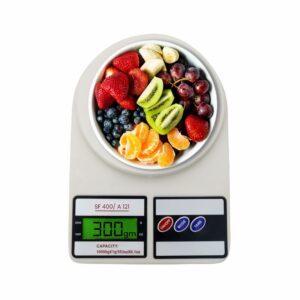 Atom Weight Machine for Kitchen, Digital Scale with LCD Display, Scale for Home Baking, Cooking & Balance Diet. Weighing Machine with capacity 10Kg, 6 Months Warranty SF400/A121,Color May Vary