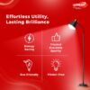12W Led Light Bulb | High Efficiency & Glare-Free Light | 4Kv Surge Protection | With Wide Operating Voltage Range | 100 Lumens Per Watt | Cool Day Light (6500K) | Pack Of 4 - B22D