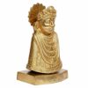 Brass Khatu Shyam Ji Murti Baba Khatu Shyam Height 9 Inch Gold Color Size Medium
