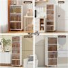 4 Tier Foldable Plastic Cloth Rack for Storage, Kitchen Cupboard, Versatile Wardrobe Organizer for Clothes, Closet for Bedroom, Living Room, Laundry Room, Study