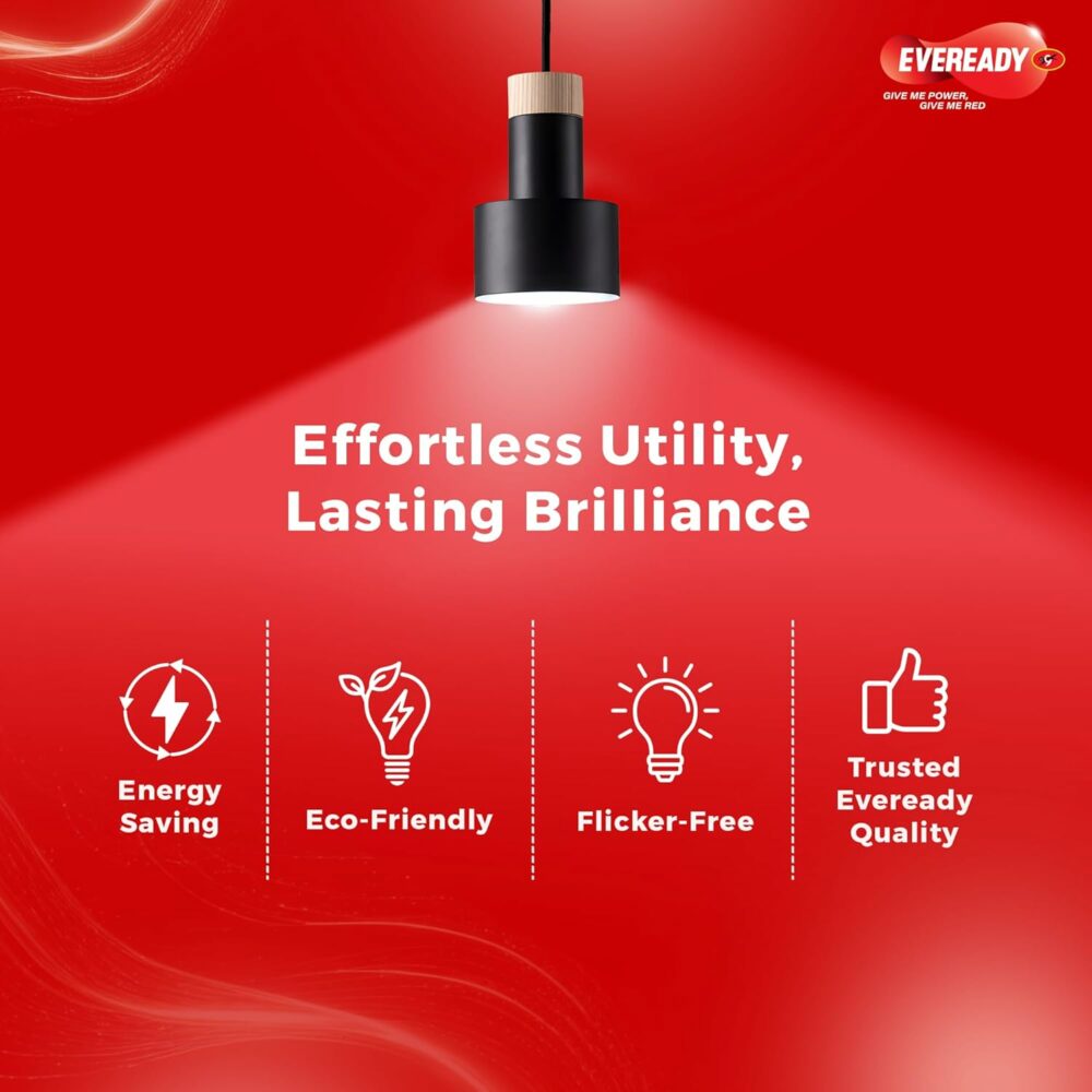 30W Led Hammer Bulb | b22 High Cri & High Efficiency | Energy Efficient | Long Life & Low Maintenance | Pack Of 1| 4Kv Surge Protection | Cool Day Light (6500K) - Image 3