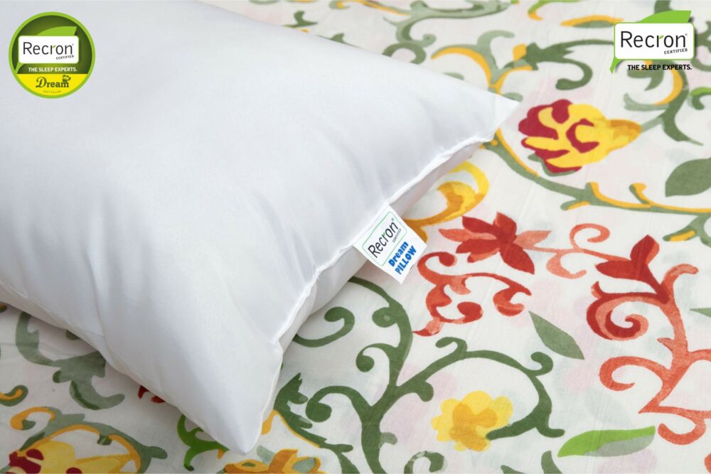 Recron Certified Dream Fibre Pillow (41X61, Fiber;Microfiber, White, Pack Of 2) - Image 2