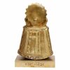 Brass Khatu Shyam Ji Murti Baba Khatu Shyam Height 9 Inch Gold Color Size Medium