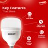30W LED Hammer Bulb B22 High CRI Energy Efficient Long Life Low Maintenance Pack of 1 4kV Surge Protection Cool Daylight