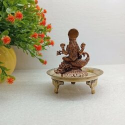 Copper Saraswati MAA Idol - Image 4