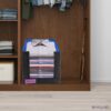 3 Pcs Non Woven Shirt Stacker/Cloth Organizer for Storage/Closet & Wardrobe Organizer for Storage/Foldable Shirt Organizer Cloth Storage Box (Blue, 26x40x26 cm)