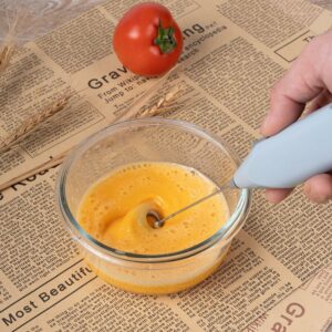 Electric Milk Frother with Stand Handheld Whisk Beater Foam Maker for Mocktails Coffee Latte Matcha Foamer Cappuccino Lemonade(Batteries are Not Included) (Black) (asorted)