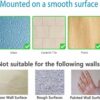 Pack of 2 Self-Adhesive Corner Shelf for Bathroom & Kitchen - No Drilling, Black (8 & 9 Inch)