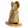 Brass Khatu Shyam Ji Murti Baba Khatu Shyam Height 9 Inch Gold Color Size Medium