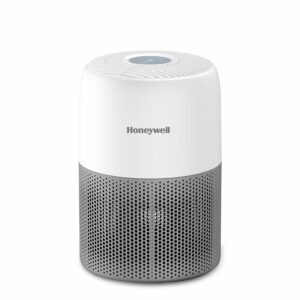 Honeywell Air Purifier for Home & Office, 3-in-1 filter - Pre-Filter, H13, Activated Carbon Filter, Removes 99.99% Pollutants, Allergens, Pet Danger, Smoke, Dust & Pollens - Air touch V1