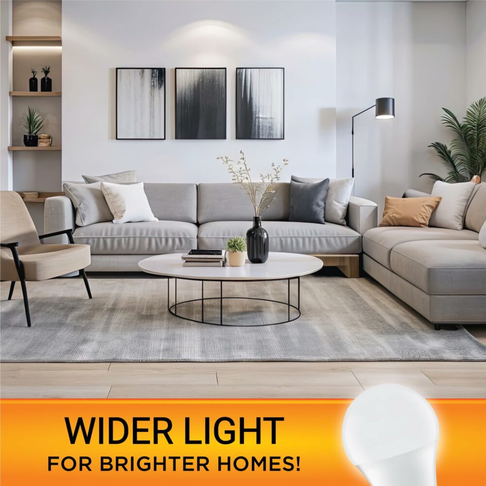 Garnet 10W LED Bulb for Home & Office |Cool Day White (6500K) | B22 Base|220 degree Light coverage |4Kv Surge Protection |400V High Voltage Protection |Energy Efficient | Pack of 1 - Image 6