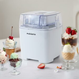 The Better Home Fumato Ice Cream Maker For Home 1.5 Litres|Slushy Maker,Sorbet,Frozen Yogurt And Ice Cream Machine With Lcd Display- White