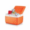 Milton Super Chill 3 PU Insulated Ice Pail 2.06 litres with Portable Handle, Chiller, Ice Cubes Storage Bucket, Cooler Box for Travel Party Car Picnic Road Trip, Orange