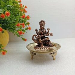 Copper Saraswati MAA Idol