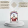 Pure Silver Coated Khatu Shyam Ji Murti Idol - Khatu Shyam ji Idol (Haare ka Sahara), Shyam Baba Murti Idol for Peace & Positivity (with Mandapam)