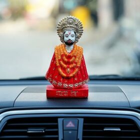 Designer Shyam Baba Murti Religious Idol Khatu Shyam Ji Murti Statue for Car and Home Decoration