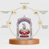 Pure Silver Coated Khatu Shyam Ji Murti Idol - Khatu Shyam ji Idol (Haare ka Sahara), Shyam Baba Murti Idol for Peace & Positivity (with Mandapam)