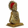 Premium Baba Khatu Shyam ji Idol Statue Showpiece for Home and Pooja Decoration | Khatu Shyam Murti for Home and Car Dashboard | Diwali Corporate Gifting (Gold, 6.5 Inches)