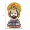 Khatu Shyam Ji Statue - Polyresin Idol for Home Temple Pooja - Multicolor Home Decor