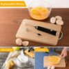 Handheld Milk Frother, USB Rechargeable 3 Speed Modes Mini Electric Milk Foam Maker with 2 Different Whisking Head Mixer for Coffee, Latte, Cappuccino, Hot Chocolate & Egg Whisks