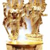 Metal Antique Lakshmi Vishnu Ji Idol Gold, Standard).