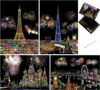 Cityscape Scratch Art Sheets, City View Scratch Cards, A4 Size, Art kit for Meditation, Rainbow Scratch Paper, Art and Craft for Adults and Kids, Women's Crafting Hobby, Gift for Girls and Women