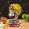 Khatu Shyam Ji Statue - Polyresin Idol for Home Temple Pooja - Multicolor Home Decor