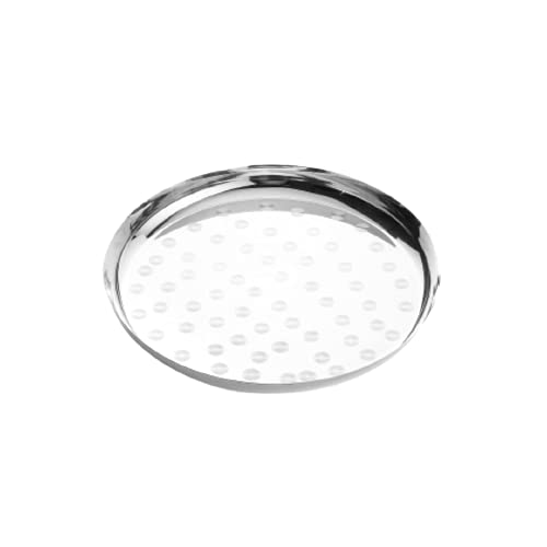 Sanskriti Exports Stainless Steel Thali Plate | Dinner Stainless Steel Plate | (2 Piece- 27.4 cm)