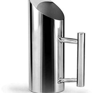 Sanskriti Exports Stainless Steel Water JUG 2L Litre, Steel jug for Drinking Water, for use Hotel and Office. Home 2L Jug (Steel)