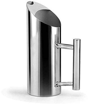Sanskriti Exports Stainless Steel Water JUG 2L Litre, Steel jug for Drinking Water, for use Hotel and Office. Home 2L Jug (Steel)