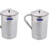 Sanskriti Exports Stainless Steel Water Jug Pitcher with Lid, 2 Litres for Indian Kitchenware - Image 5