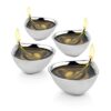 Sanskriti Exports Stainless Steel Diya Set of 2 for Pooja Decor - Image 2