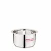500ml Stainless Steel TriPly Deep Pot with Lid - Set of 4 for Cooking and Serving