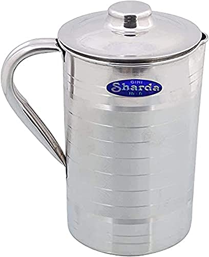 Sanskriti Exports Stainless Steel Water Jug Pitcher, 2 litres