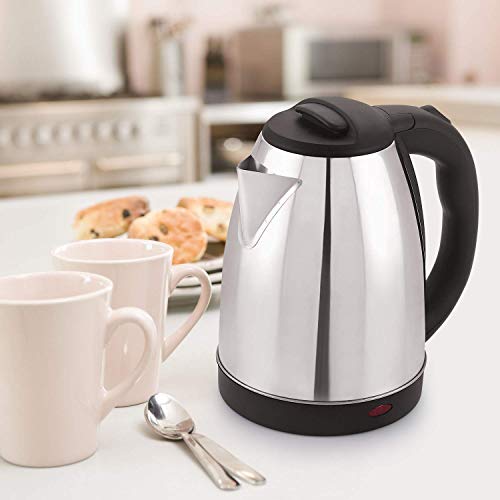 Automatic Electric Kettle 2.0 Litre with Stainless Steel Body for Tea Coffee Making by Sanskriti Exports Multipurpose Milk Boiling Water Heater Extra Large Boiler with Handle Water Heater Jug