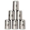 Stainless Steel Glass Tumbler Set of 6 with Lid for Drinking and Serving - Image 5