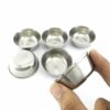 Stainless Steel Small Katori Bowls Set of 6 - 60ml Each - Image 2