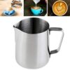 Sanskriti Exports? 1.5 Litre Stainless Steel Milk Frothing Jug | Durable Latte Art & Coffee Pitcher for Home and Caf? | Rust-Resistant, Non-Toxic, Multipurpose for Coffee, Tea, Milk, Beer