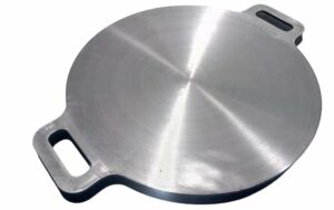 Sanskriti Exports 30 CM Carbon Steel Curved Tawa for Dosa, Chapati, Roti, Omelette - Chef's Choice, Toxin-Free, Heats up Faster, Non-Stick, Last Longer