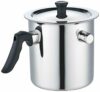 Sanskriti Exports Stainless Steel Double Wall Milk Boiler Storage with Single Bakelite Handle (1.5 Litre)