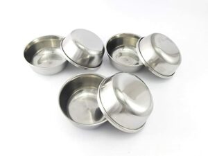 Sanskriti Exports Stainless Steel Small Chatni Katori/Wati/Mini Bowls : 30ml Set of 6 Pieces.