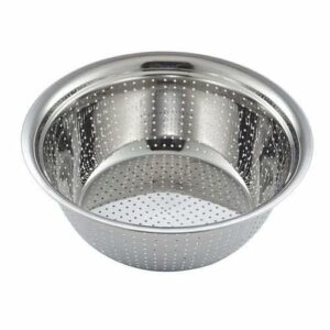 Strainer Stainless Steel | Colander Strainer Hole Bowl | Channi Bowl for Washing Fruits and Vegetables Size- 2 Set of -1 PCS