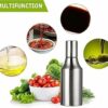 Stainless Steel Oil Dispenser with Lid for Kitchen, 1000ml - Pooja Decor Vinegar Bottle Set of 1 - Image 6