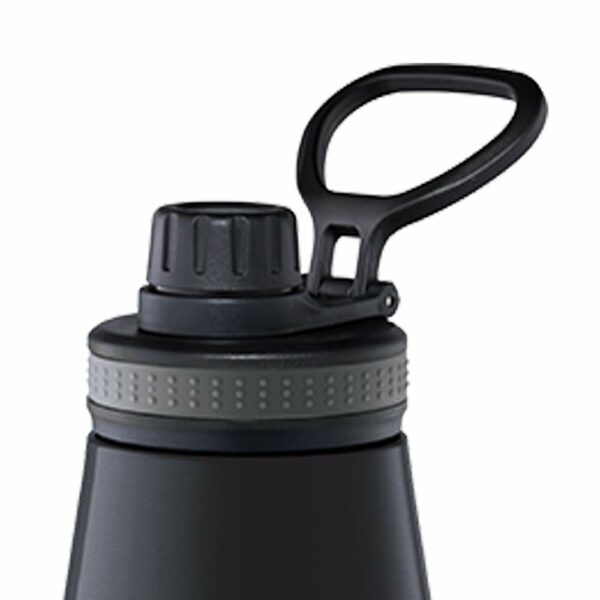 Borosil Hydra GoSports 600 ml Stainless Steel Water Bottle | Double Wall Vacuum Insulated Flask, Black | 14 Hrs Hot & 18 Hours Cold | Ideal for Personal & Corporate Gifting - Image 6