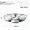Sanskriti Exports Stainless Steel Non Stick Idli Maker with 2 Plates for Pressure Cooker and Kadai - Image 4