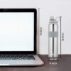 Borosil Hydra Thirst Burst 800 ml Stainless Steel Water Bottle | Double Wall Vacuum Insulated Flask | 12 Hours Hot & Cold | Ideal for Personal & Corporate Gifting | 1 Year Warranty, Silver