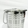 Sanskriti Exports Stainless Steel Jointless Leak Proof Water Bucket(with LID) & Water Dispenser Ladle ((Bucket 10 Litre & Water Dispenser Ladle 300 ML))