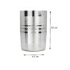 Stainless Steel Glass Tumbler Set of 6 with Lid for Drinking and Serving - Image 4